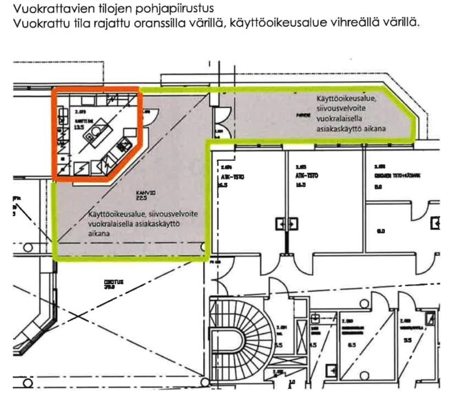 Kuva toimitilasta